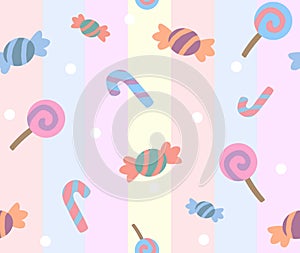 Sweet candy pattern