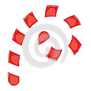 Sweet candycane icon Candy bar Vector