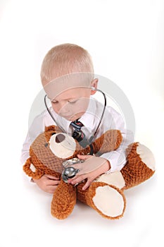 Sweet Caring Child Doctor photo