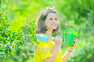 Sweet childhood. Kids having fun in field. Summer portrait of happy cute child.