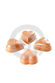 Sweet chocolate bombon