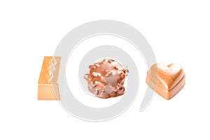 Sweet chocolate bombon