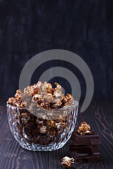 Sweet chocolate popcorn