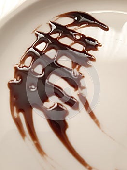 Sweet chocolate sauce