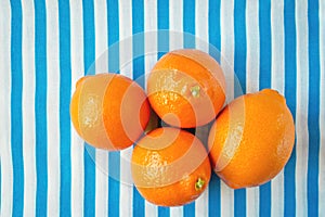 Sweet citrus fruits tangelos