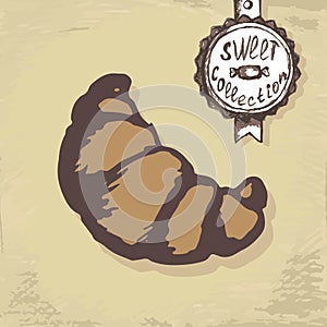 Sweet collection of didderent cakes