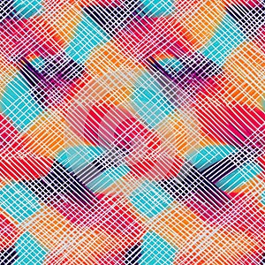 sweet color fabric pattern delicate crosshatching seamless