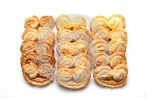 Sweet cookies from Argentina called palmeritas photo