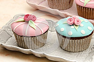 Sweet cupcakes decorated