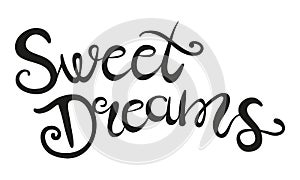 Sweet dreams lettering photo