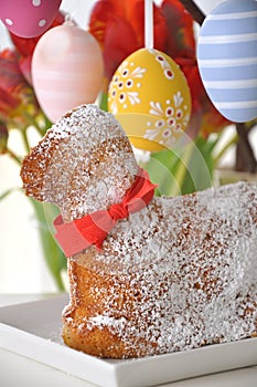 Sweet Easter Lamb Cake