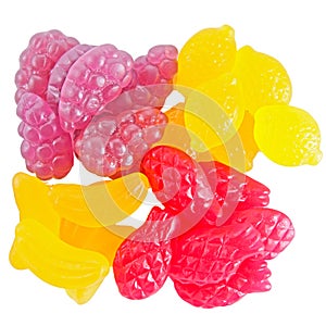 Sweet Fruit gummi candies assortment