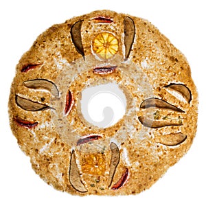 Sweet fruit pastille round shape