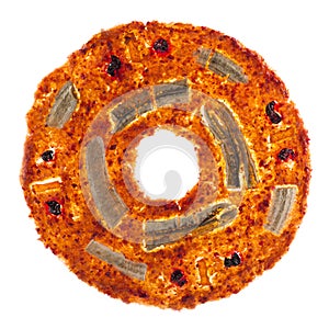 Sweet fruit pastille round shape