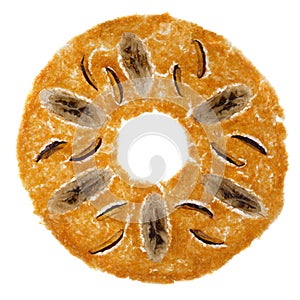 Sweet fruit pastille round shape