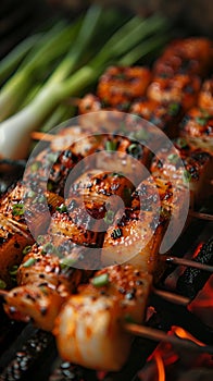 Sweet Garleek is a garlic and leek hybrid that combines the sweetness of onions with the rich flavor of garlic. Grilled