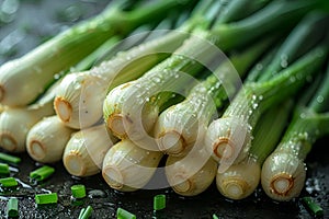 Sweet Garleek is a garlic and leek hybrid that combines the sweetness of onions with the rich flavor of garlic. Grilled