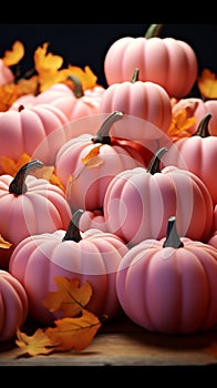 Sweet ghostly pumpkins captivate in a delightful, pastel hued palette