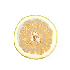 Sweet grapefruit cross-section