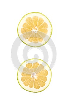 Sweet grapefruit cross-section