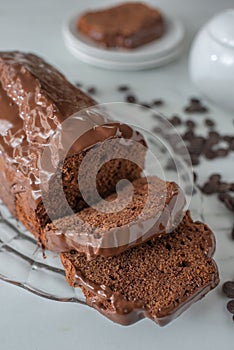 Sweet home made chocolate bundt cake