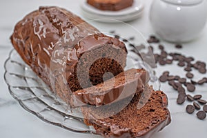Sweet home made chocolate bundt cake