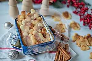 sweet home made cinnamon christmas cookies