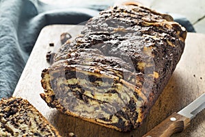 Sweet Homemade Chocolate Babka Bread