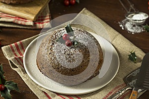 Sweet Homemade Christmas Figgy Pudding