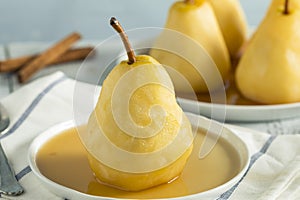 Sweet Homemade Poached Pears