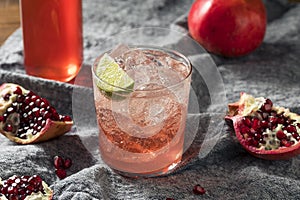 Sweet Homemade Pomegranate Grenadine Cocktail