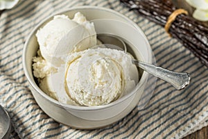 Sweet Homemade Vanilla Bean Ice Cream Gelato