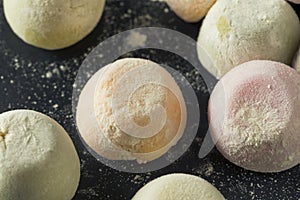 Sweet Japanese Mochi Ice Cream