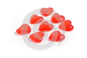 Sweet Jelly Heart Shaped