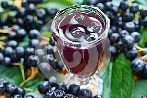 Sweet liqueur made from chokeberry