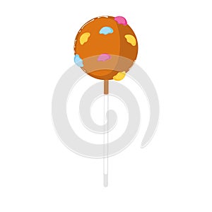Sweet lollipop Candy icon Vector
