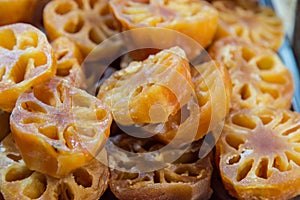 Sweet Lotus root or Water lily root