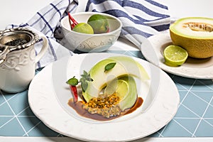 Sweet melon and maraquia