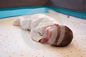 Sweet Newborn Baby Boy Resting