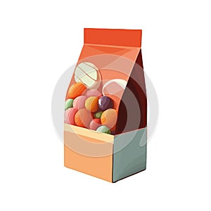 sweet package candies for gift icon