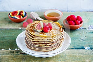 Sweet pancake tower