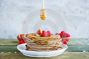 Sweet pancake tower