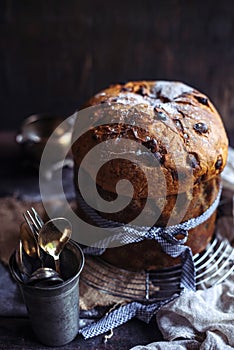 Sweet panettone cake