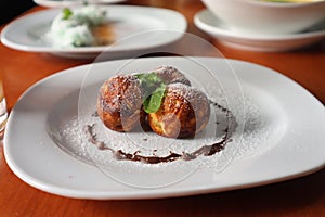 Sweet potato cake ball