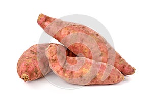 Sweet Potato isolated on white background.