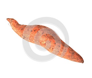 Sweet potato isolated on white background