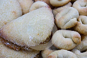Sweet potato pastissets, typical Christmas sweets in Spain