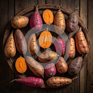 Sweet Potato Spectrum: A Gorgeous Collection of Colors and Forms photo