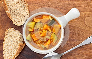 Sweet potato and zucchini soup