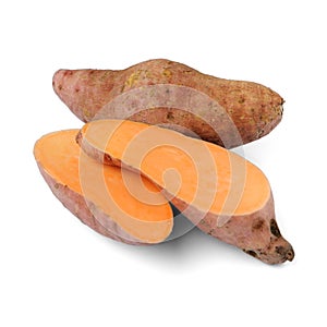 Sweet potatoes ((Ipomoea batatas) photo